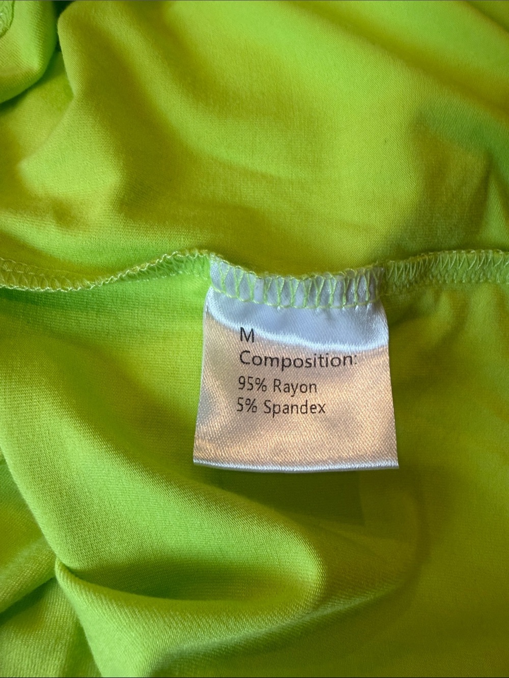 Aleeza Paris Essential Dolman Hooded Maxi Dress fluorescent green, Medium - Picture 11 of 11